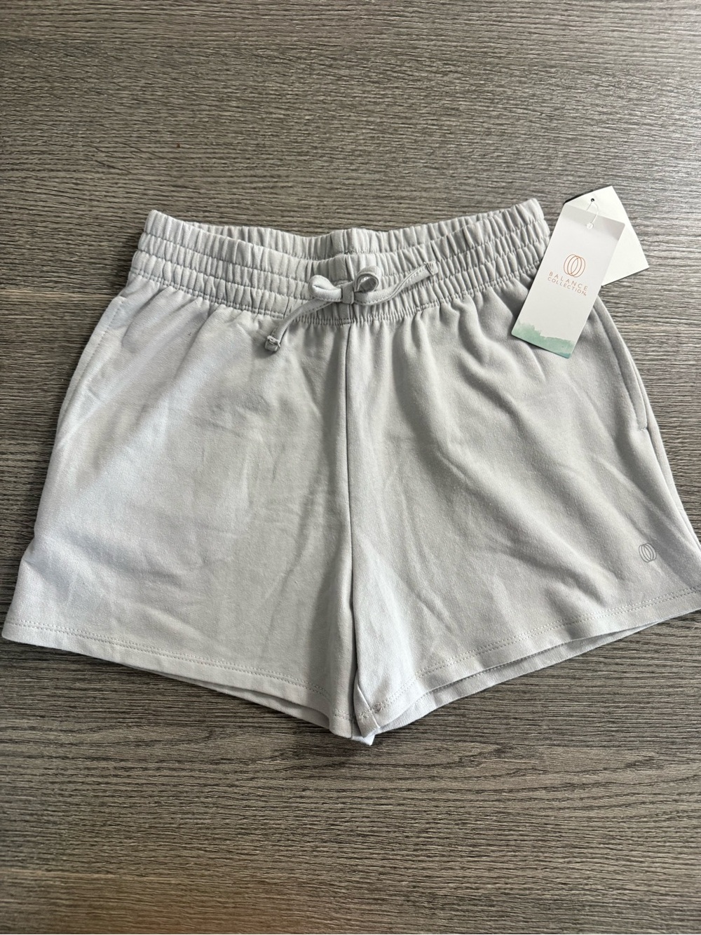 Balance Collection Girls Athletic Shorts Size M (10/12) Light Gray